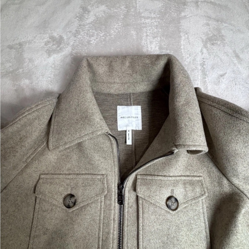 Avec Les Filles Tan Utility Jacket - Picture 2 of 6